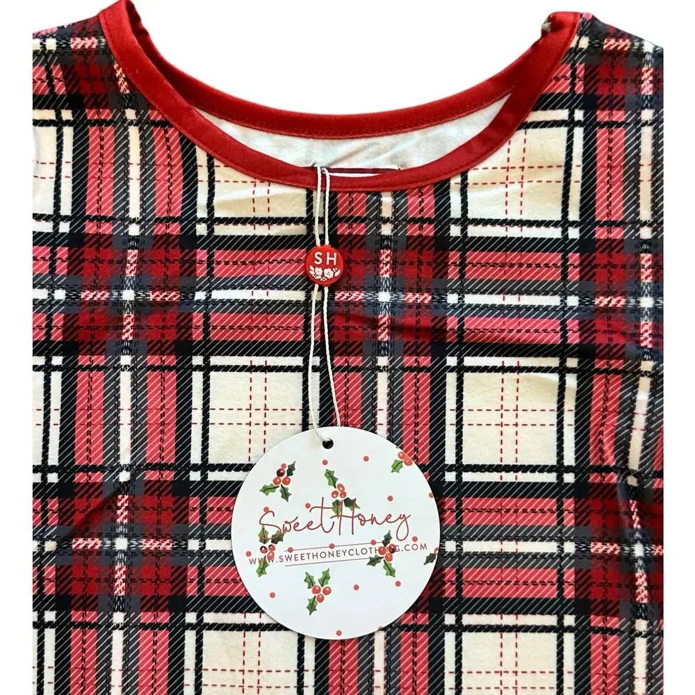 SweetHoney Girls Holiday Gown with Bloomers Size 8y NWT